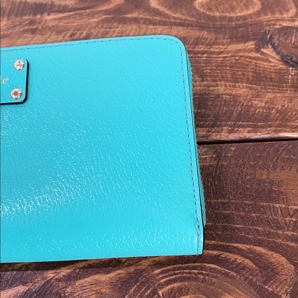 Kate Spade Aqua Leather Wallet - Picture 5 of 16